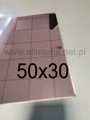 Formatka plexi LUSTRO gold rose różowe pudrowe 3mm 50x30cm