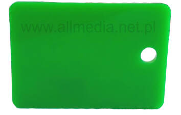 Płyta plexi PMMA zielona jasna 3mm na wymiar