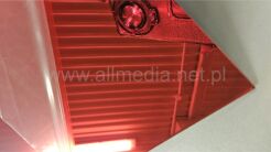 Formatka gotowa plexi PMMA LUSTRO czerwone 3mm 100x100cm
