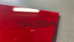 Formatka plexi PMMA czerwona 3mm 50x30cm