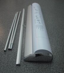 Rollup system wystawienniczy ŁEZKA 100x200cm