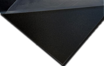 Formatka plexi PMMA czarna MAT / połysk 3mm 27x44cm WYPRZEDAŻ