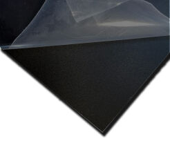 Formatka plexi PMMA czarna MAT / połysk 3mm 27x44cm WYPRZEDAŻ