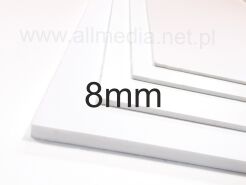 Płyta PCV PCW spieniona biała 8mm na wymiar