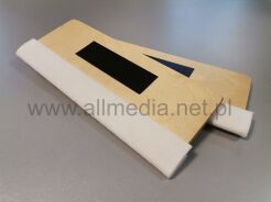 Rakla drewniana z filcem 102cm 