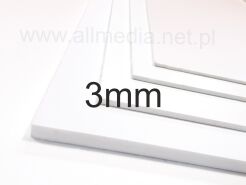 Płyta PCV PCW spieniona biała 3mm na wymiar