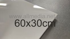 Formatka plexi PMMA biała połysk 3mm 60x30cm