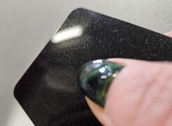 Płyta plexi PMMA czarna brokatowa IRIDE 3mm na wymiar z WYS. M2