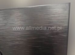 Płyta kompozytowa DIBOND czarna szczotkowana 122x50 cm