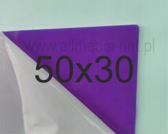 Formatka gotowa plexi PMMA fioletowa violet 3mm 50x30cm