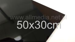 Formatka plexi PMMA czarna POŁYSK 5mm 50x30cm