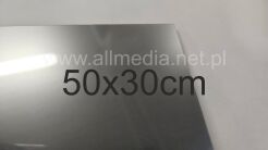 Formatka plexi PMMA srebrna metalizowana 3mm 50x30cm