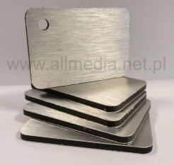 Płyta kompozytowa DIBOND srebrna szczotkowana na wymiar