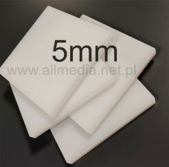 Płyta plexi PMMA mleczna (OPAL) 5mm na wymiar