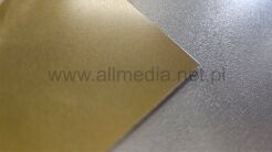 Laminat grawerski aluminium 0,55mm złoty/ czarny 30x30cm