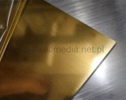 Laminat grawerski 0,8mm złoty szczotkowany 30x60cm