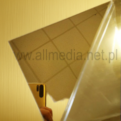 Płyta plexi PMMA lustro złote ciemne 3mm na wymiar