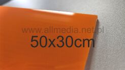 Formatka plexi PMMA pomarańczowa 3mm 50x30cm