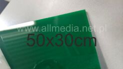 Formatka plexi PMMA zielona ciemna 3mm 50x30cm