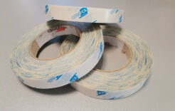 Taśma dwustronnie klejąca  25mm/50MB banerowa ORABOND bezbarwna papierowy podkład