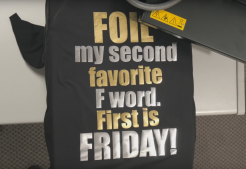 Folia Flex lustro srebrne foil 0,5m