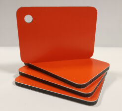 Płyta kompozytowa DIBOND pomarańczowa 150x50 cm