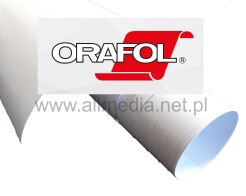 Folia polimerowa ORACAL 3551 RA biała połysk do druku 1,37 na metry m2