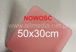 Formatka plexi różowa szroniona 3mm 50x30cm