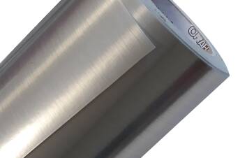 Oracal folia metalizowana srebrna szczotkowana 352 907 25cm 