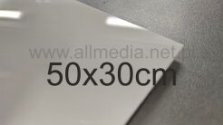 Formatka plexi PMMA biała połysk 3mm 50x30cm