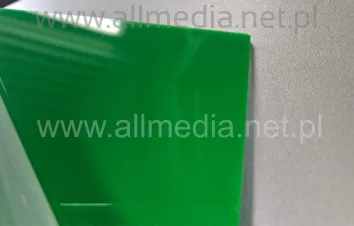 Płyta plexi PMMA zielona jasna 3mm na wymiar