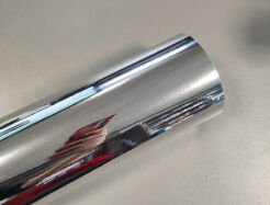 Folia samoprzylepna srebrna lustro holo szer 61cm 50cm