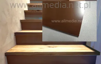 Podstopnie, podstopnice na schody brązowe matowe na wymiar