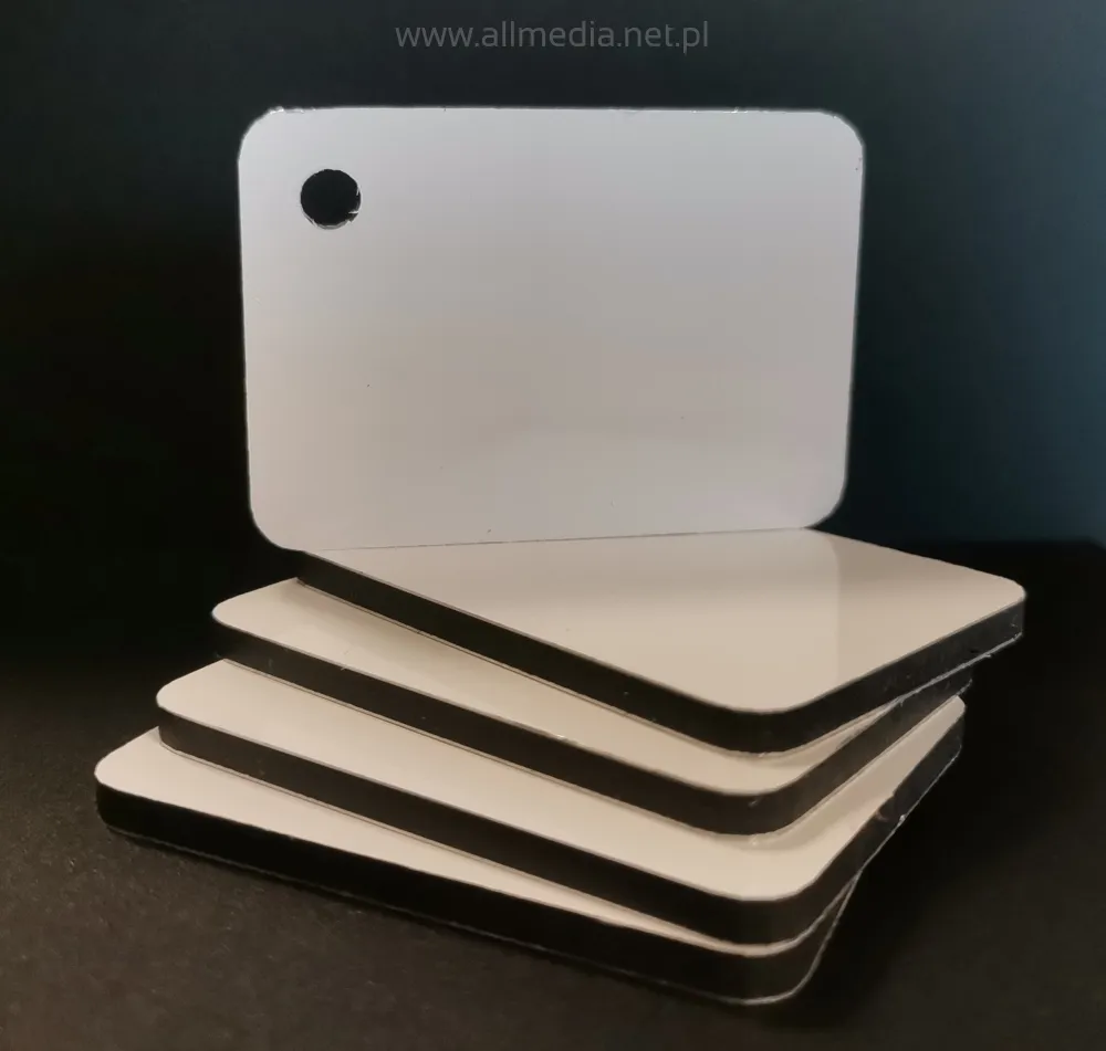 Płyta kompozytowa DIBOND biała połysk/mat  3mm 1,5x4,05m cała płyta