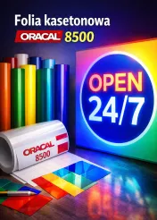 Próbka folia kasetonowa seria 8500 szer 1m do wyboru 25cm