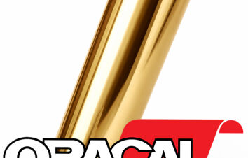 Oracal folia złota chrom lustro 352 912 50mic szer. 1m