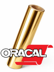 Oracal folia złota chrom lustro 352 912 50mic szer. 1m