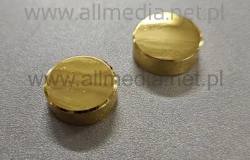 Nakładka PIKI plexi chrom złoty dystans 19mm 4szt