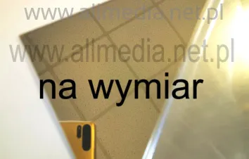 Płyta plexi PMMA lustro złote jasne 3mm na wymiar