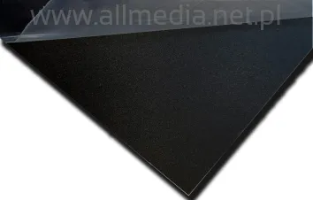 WYPRZEDAŻ plexi czarna MAT 3mm 23x60cm