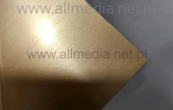 Laminat grawerski 0,8mm złoty szczotkowany 30x30cm