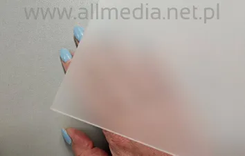 Płyta plexi SZYBA szroniona jasna mat 5mm na wymiar
