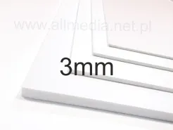 Płyta PCV PCW spieniona biała 3mm na wymiar