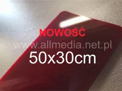 Formatka plexi bordowa 3mm 50x30cm