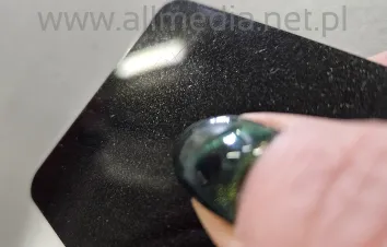 Płyta plexi PMMA czarna brokatowa IRIDE 3mm na wymiar z WYS. M2