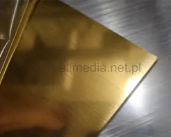 Laminat grawerski 1,5mm złoty szczotkowany 30x60cm