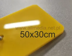 Formatka plexi żółta ciemna 3mm 50x30cm