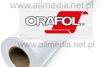 Folia polimerowa ORACAL 3551 RA biała połysk do druku 1,37/50mb rolka
