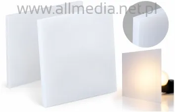 Płyta plexi PMMA mleczna (OPAL) 5mm na wymiar
