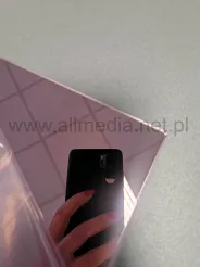 Formatka plexi LUSTRO gold rose różowe pudrowe 3mm 100x100cm
